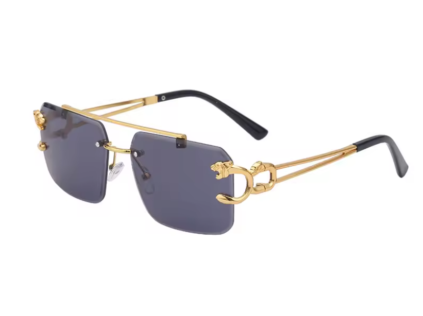 Savage Fade™ – Leopard Rimless Double-Bridge Shades
